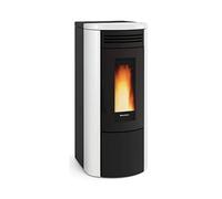 Termostufa a Pellet La Nordica Extraflame Modello COSTANZA IDRO Da 17 Kw Colore Bianco