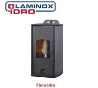 Termostufa A Pellet Laminox Flora Idro 13 Kw Colore Antracite