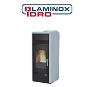 Termostufa A Pellet Laminox Idroventilata Ester Lux 15 Kw Colore Bianco