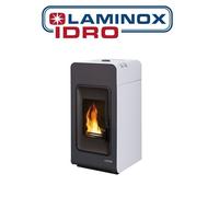 Termostufa A Pellet Laminox Primula Idro 13 Kw Colore Bianco