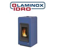 Termostufa A Pellet Laminox Primula Idro 13 Kw Colore Blu