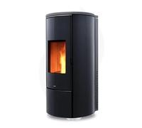 Termostufa a pellet Nobis modello H12 V Shape Glass