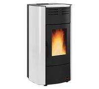 TERMOSTUFA A PELLET 'RAFFAELLA IDRO H15' 18,1 kW - colore grigio luce