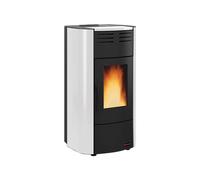 Termostufa a pellet Raffaella Idro H15 grigio luce - NORDICA EXTRAFLAME