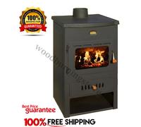 Termostufe Stufa A Legna Prity K1CP W8 Piano in Ghisa 6+7kW. [EEK: A]