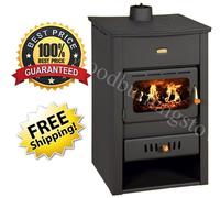 Termostufe Stufa A Legna Prity K2CP W10 Piano in Ghisa 6,2+7,1kW. [EEK: A]