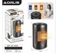 Termoventilatore a colonna 1500W con funzione rotabile e sensore rumore [EEK: E]