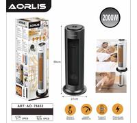 Termoventilatore a colonna in PTC 2000W in ceramica con funzione di oscillazione [EEK: E]