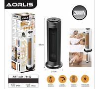 Termoventilatore a colonna in PTC 2000W in ceramica con funzione di oscillazione [EEK: E]