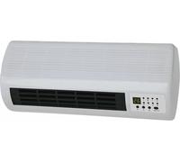 Teporus Termoventilatore da parete Stufa elettrica Potenza 2000 Watt con Timer e Termostato - KPT 2000B-4501L