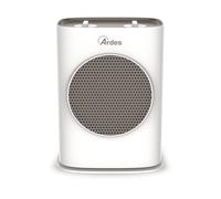 Termoventilatore ARDES SOUND O TERMOVENT.CERAMICO OSCILLANTE, Potenza 1500 W, 2 livelli di calore, Elementi riscaldanti in ceramica, Funzione Aria Fredda, BIANCO / SABBIA