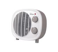 Termoventilatore ARDES TUNE TERMOVENTILATORE, Potenza 2000 W, 2 livelli di calore, Elementi riscaldanti in ceramica, Funzione Aria Fredda, Bianco / Sabbia