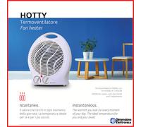 Termoventilatore Hotty - 2000 W - 230 V 50 Hz - bianco - Melchioni