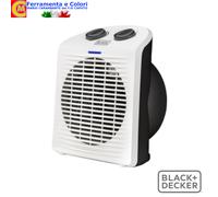 Termoventilatore BLACK+DECKER Bagno Elettrico Scaldino Portatile Termostato 2000
