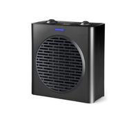 Termoventilatore CaldoBagno B&D Ceramico Compatto Salvaspazio Nero Termostato Ve