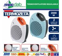 Termoventilatore Caldobagno Regolabile 2000W Termozeta