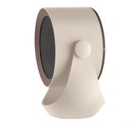Termoventilatore Ceramico 500W Compatto per Ufficio(US White) | Riscaldamento istantaneo, tecnologia ceramica PTC, compatto 19x22cm, ideale per ufficio e scrivania
