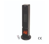 TERMOVENTILATORE CERAMICO A TORRE ARBE CON EFFETTO FIAMMA (38989)