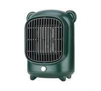 Termoventilatore Ceramico Compatto 2000W per riscaldatore Elettrico Portatile con Termostato Oscillazione per Bagno Ufficio per casa Silenzioso Basso Consumo 15x12x20cm(US 110V, Green)