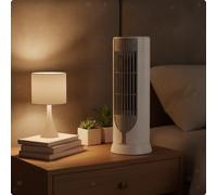 Termoventilatore Ceramico Compatto | Basso Rumore, Stufetta da Tavolo,
