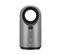 Ardes AR4P04RG CYCLOP GRAY Termoventilatore Ceramico Bladeless Oscillante 1500W, Termoventilatore Senza Pale Programmabile Timer 12 Ore, Termoventilatore Silenzioso Smart con Display LED Touch