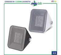 ARDES - AR4P21B ICONIQ B Termoventilatore Ceramico 1500 W - Termoventilatore Ceramico Basso Consumo con Design Vintage, Supporto e Maniglia in Metallo