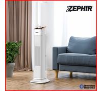 Termoventilatore Ceramico Oscillante con Termostato Timer ZEPHIR a Torre 2000w