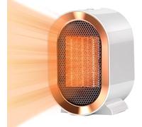 Termoventilatore Ceramico Stufetta Elettrica Basso Consumo da 220V 1200W Mini Stufa Elettrica Portatile 2 Modalità PTC Stufa Silenzioso Protezione Contro il Surriscaldamento per Soggiorno, Ufficio