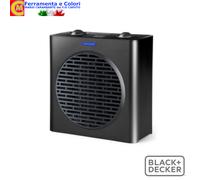 Termoventilatore Cereamico BLACK+DECKER Bagno Elettrico Scaldino Termostato 1500