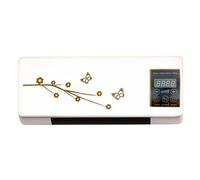Termoventilatore Da Parete, Ventilatore Aria Fredda, Ventilatore Da Parete, Climatizzatore Senza Unità Esterna, Adatto Per Bagni, Appartamento, Con Telecomando, Display LED, Sistemas PTC