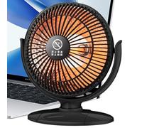 Termoventilatore da scrivania 200 W - Mini termoventilatore portatile per ufficio, camera da, soggiorno, bagno, appartamento, dormitorio per studenti | Riscaldatore interno compatto e silenzioso