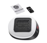 Termoventilatore Da Scrivania,Termoventilatore A Riscaldamento Rapido,Timer E Telecomando Elettrico Termoconvettore Personale - Per Ufficio Camera Da Campeggio Auto