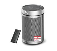 TERMOVENTILATORE DREO Atom 316, Potenza 1500 W, 3 livelli di calore, Funzione Aria Fredda, Telecomando, Argento, Nero