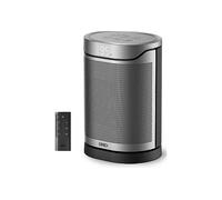 Termoventilatore DREO CERAMIC HEATER ATOM 318, Potenza 1500 W, 2 livelli di calore, Elementi riscaldanti in ceramica, Funzione Aria Fredda, Telecomando, Grigio scuro