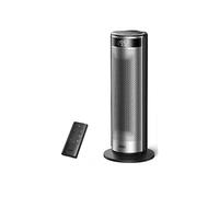 Termoventilatore DREO CERAMICHEATER SOLAR SH628, Potenza 2000 W, 3 livelli di calore, Elementi riscaldanti in ceramica, Funzione Aria Fredda, Telecomando, Grigio scuro