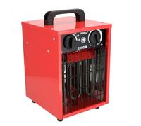 Termoventilatore elettrico DEDRA DED9920-1000W / 2000W Termostato Protezione da surriscaldamento 3 modalità di funzionamento regolazione della temperatura, ventola assiale, alloggiamento in metallo