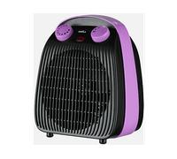 TERMOVENTILATORE FABRILAMP BURLETE, Potenza 2000 W, 2 livelli di calore, Funzione Aria Fredda, Nero, Viola