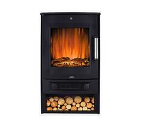 TERMOVENTILATORE FABRILAMP CANDOR, Potenza 1800 W, 2 livelli di calore, Elementi riscaldanti in ceramica, Timer=Fino a 8 ore, Telecomando, Nero, Arancione, Argento