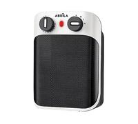 TERMOVENTILATORE FABRILAMP LIBIA, Potenza 1800 W, 2 livelli di calore, Elementi riscaldanti in ceramica, Funzione Aria Fredda, Funzione Antigelo integrata, Bianco, Nero