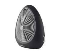TERMOVENTILATORE FABRILAMP PERUGIA, Potenza 2000 W, 2 livelli di calore, Funzione Aria Fredda, Nero, Grigio