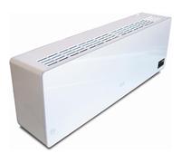Argo Termoventilatore da parete Ceramico Stufa elettrica Potenza 2000 Watt con Telecomando e Timer - CHIC SILVER ECO