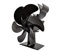 Termoventilatore per for CAMINO con 6 pale per stufa a legna e riscaldatore