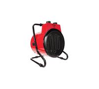 Termoventilatore PEREL TC78074NN - 3000W, 2 impostazioni di riscaldamento, 2 livelli di calore, Rosso, Nero