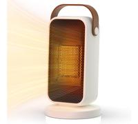 Termoventilatore Portatile, Fashioz Stufe Elettriche a Basso Consumo con 3 Livelli, Protezione Dal Surriscaldamento, Silenzioso Stufetta Elettrica Para Dormitorios, Salones Oficinas,Bagno,1200 W