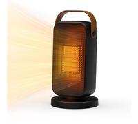 Termoventilatore Portatile, Fashioz Stufe Elettriche a Basso Consumo con 3 Livelli, Protezione Dal Surriscaldamento, Silenzioso Stufetta Elettrica Para Dormitorios, Salones Oficinas,Bagno 1200 W