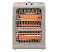 Termoventilatore Quarzo Bianco 800W 2 Livelli Protezione Antiribaltamento Maniglia