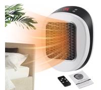 Termoventilatore | Riscaldamento Rapido Ceramico,con Timer e Telecomando Elettrico,per Camera da Letto Auto