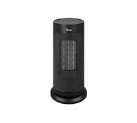 Termoventilatore SIRGE Vulcano, Elementi riscaldanti in ceramica, Funzione Aria Fredda, Telecomando, Nero