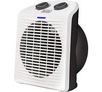 Black & Decker BXSH2000E stufetta elettrica Interno Nero, Bianco 2000 W Riscaldatore ambiente elettrico con ventilatore
