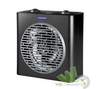 TERMOVENTILATORE STUFETTA BAGNO B+D BXSH2003E 15 m² 1000W/2000W 2 POTENZE NERO